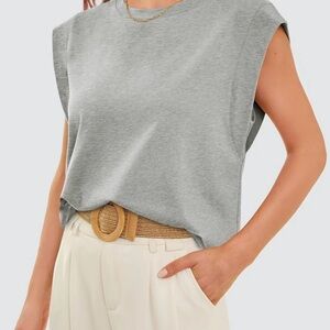 Turquoise Sleeveless Women's Top